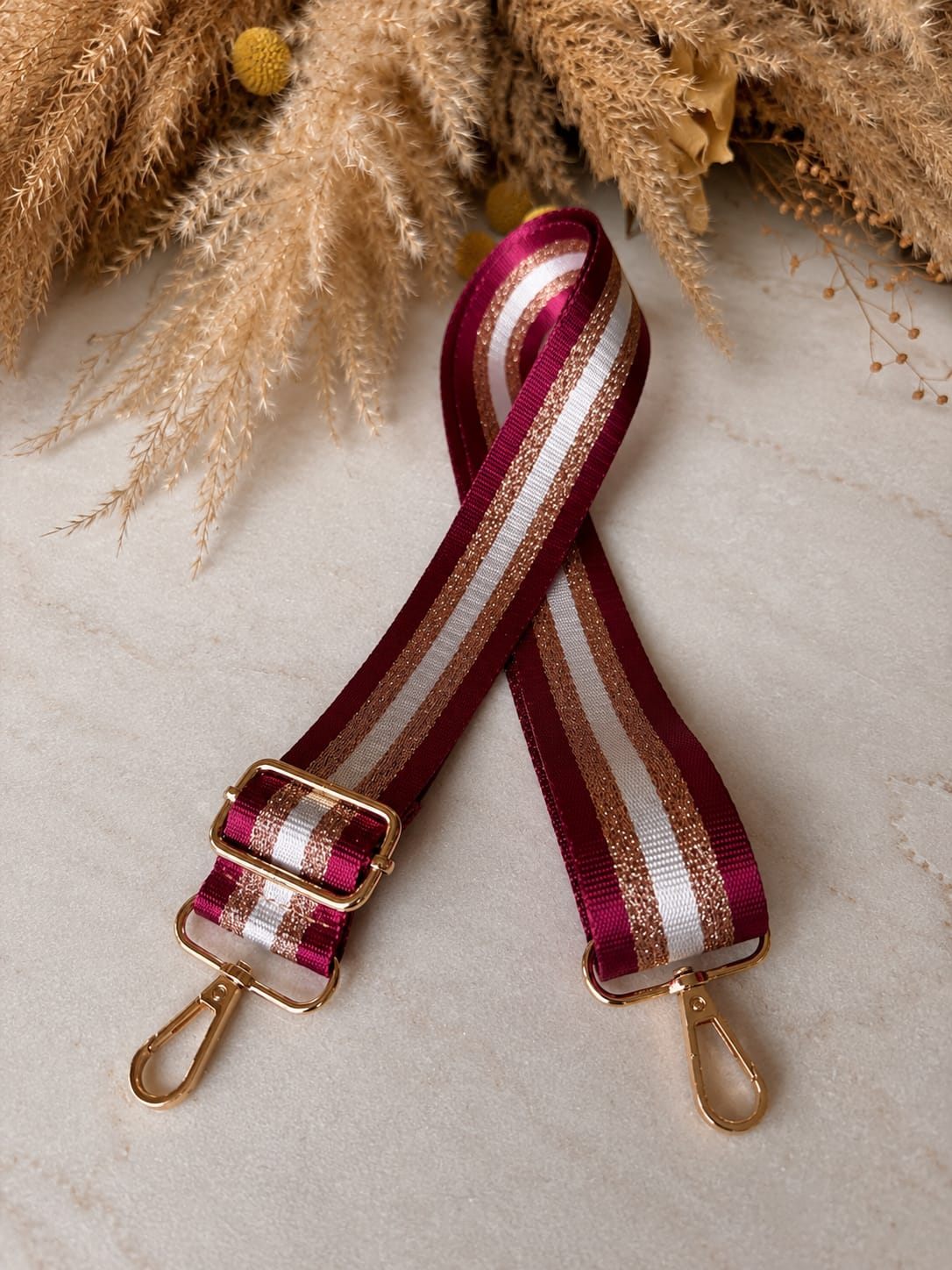 Strap ajustable diseño de líneas para celular y cartera