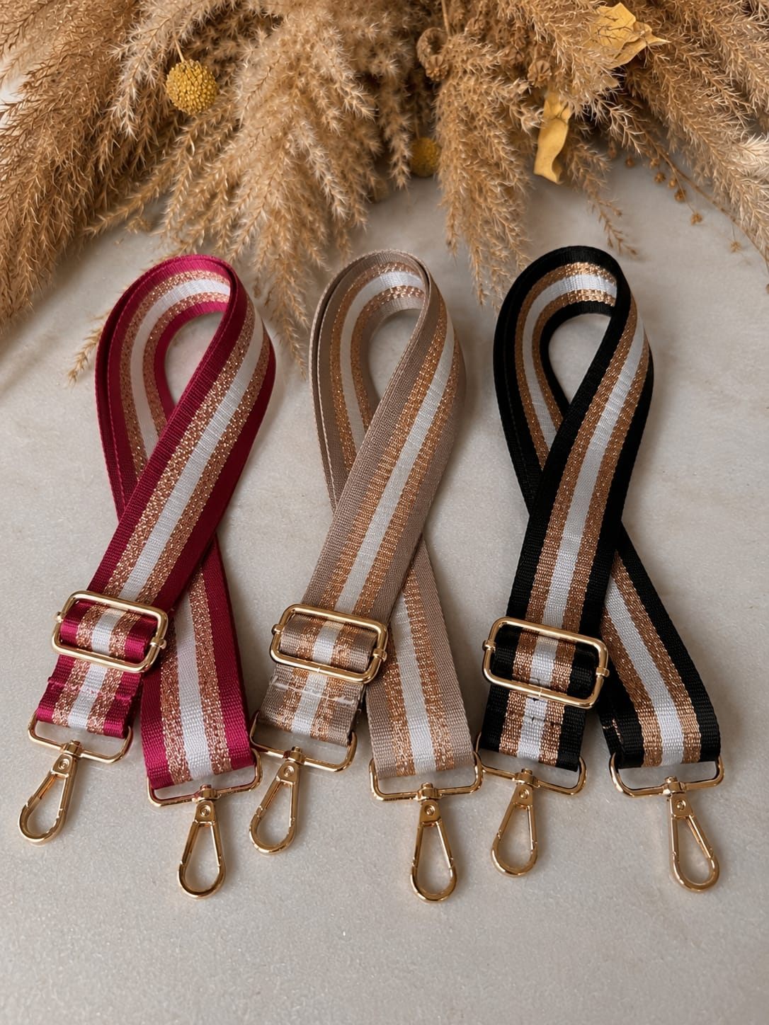 Strap ajustable diseño de líneas para celular y cartera