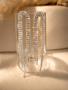 Aros colgantes efecto strass