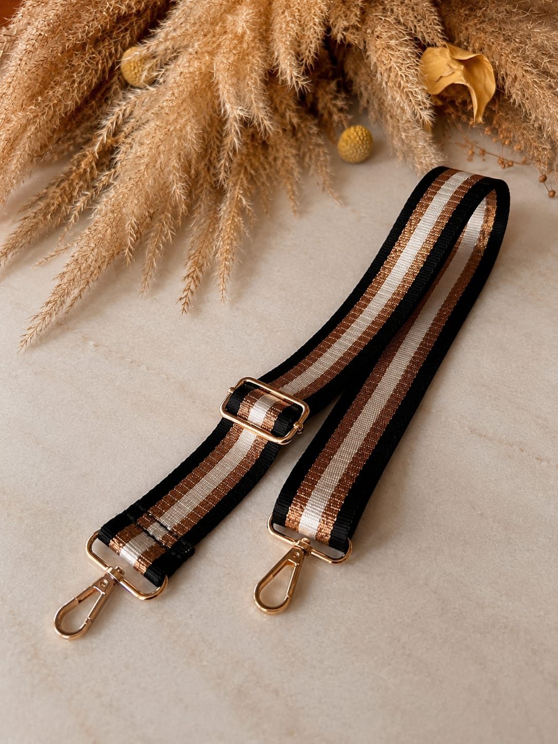 Strap ajustable diseño de líneas para celular y cartera