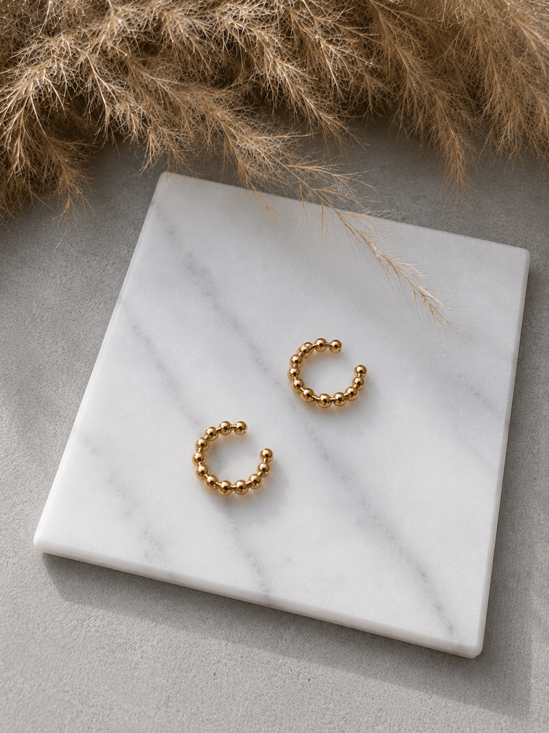 Aro piercing bañado en oro 18K