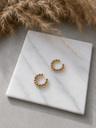 Aro piercing bañado en oro 18K