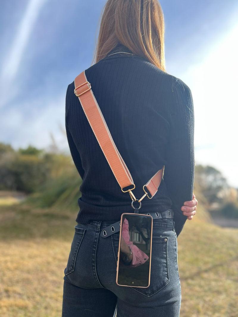 Strap ajustable liso para celular y cartera