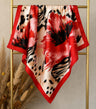 Pañuelo rojo con detalles nude