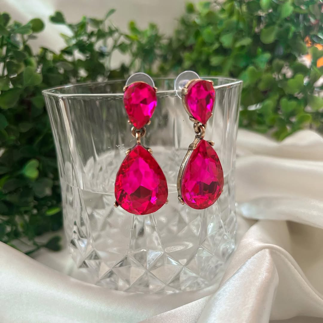 Aros colgantes gota