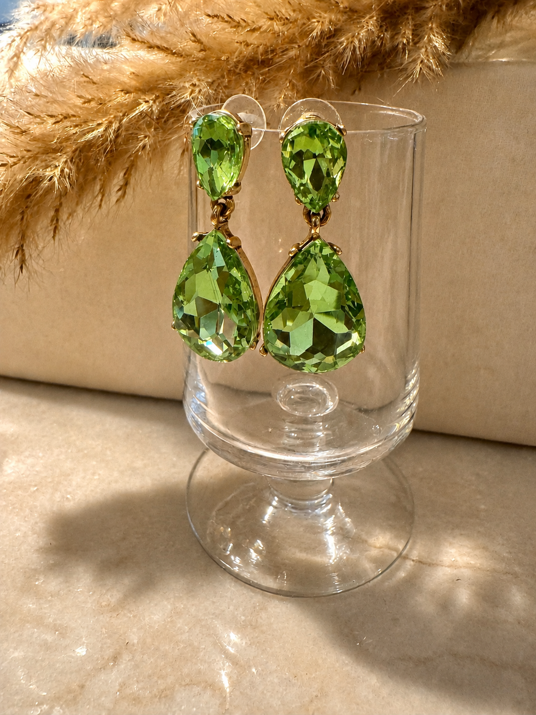Aros colgantes gota