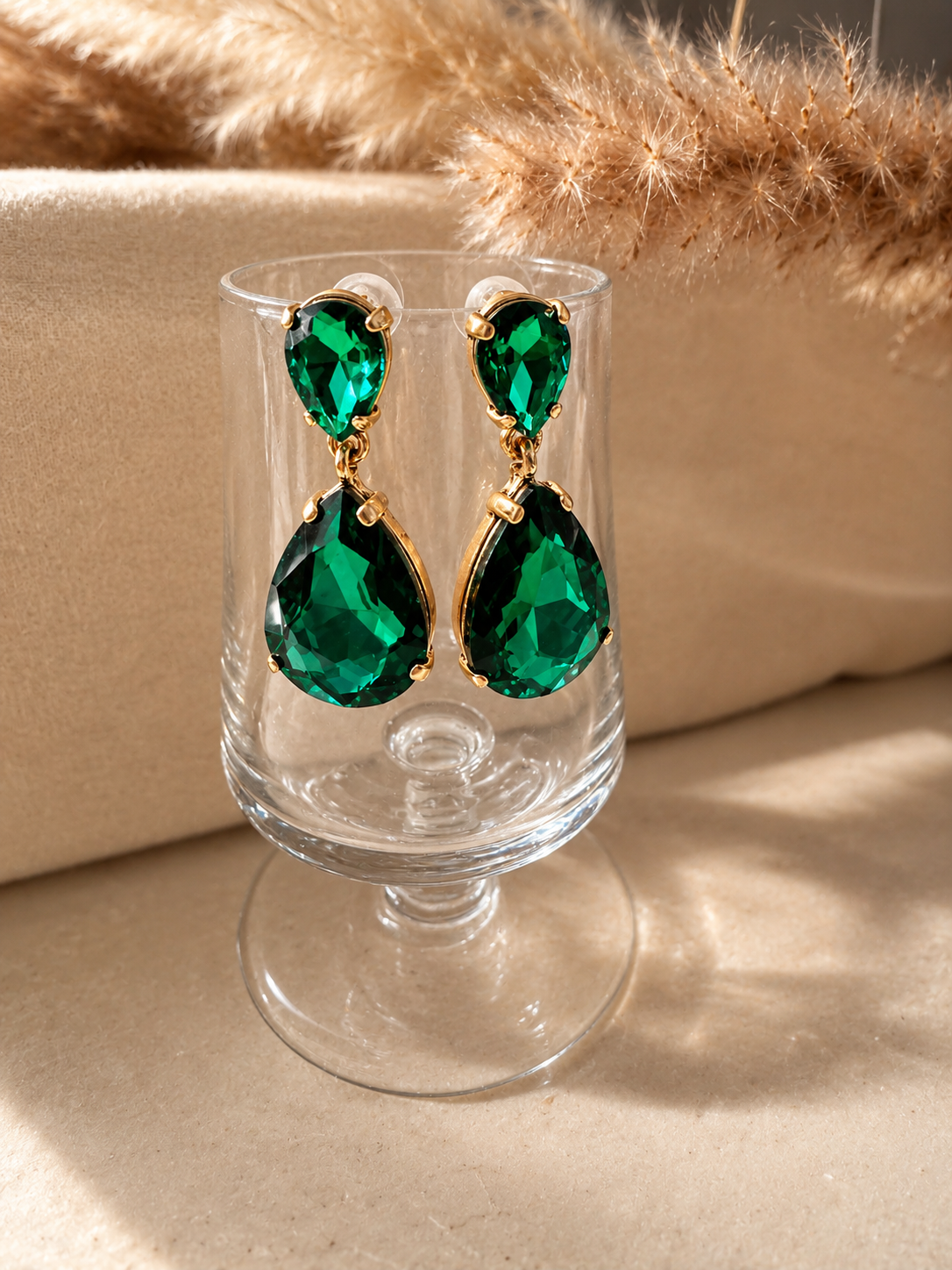 Aros colgantes gota