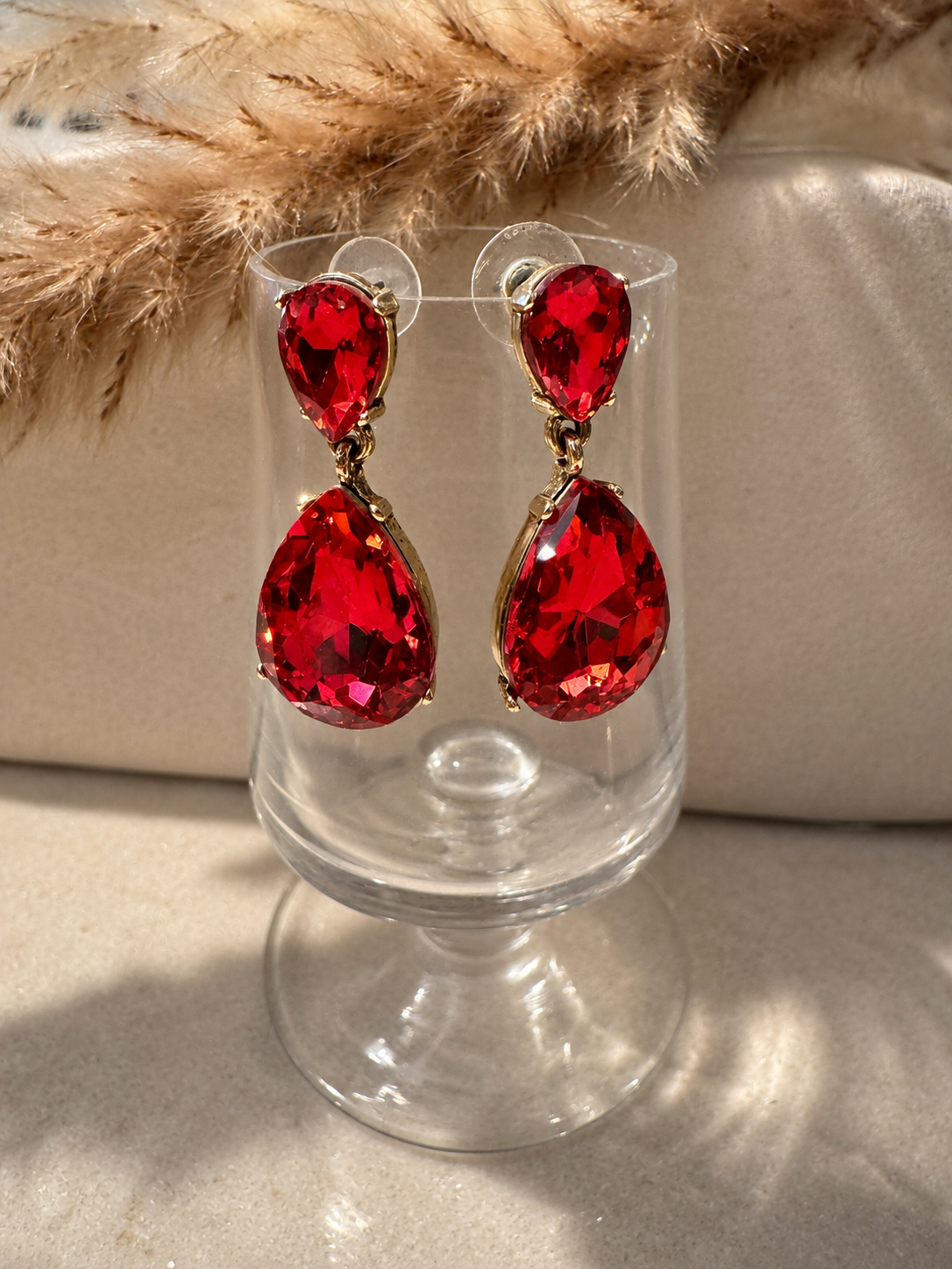 Aros colgantes gota